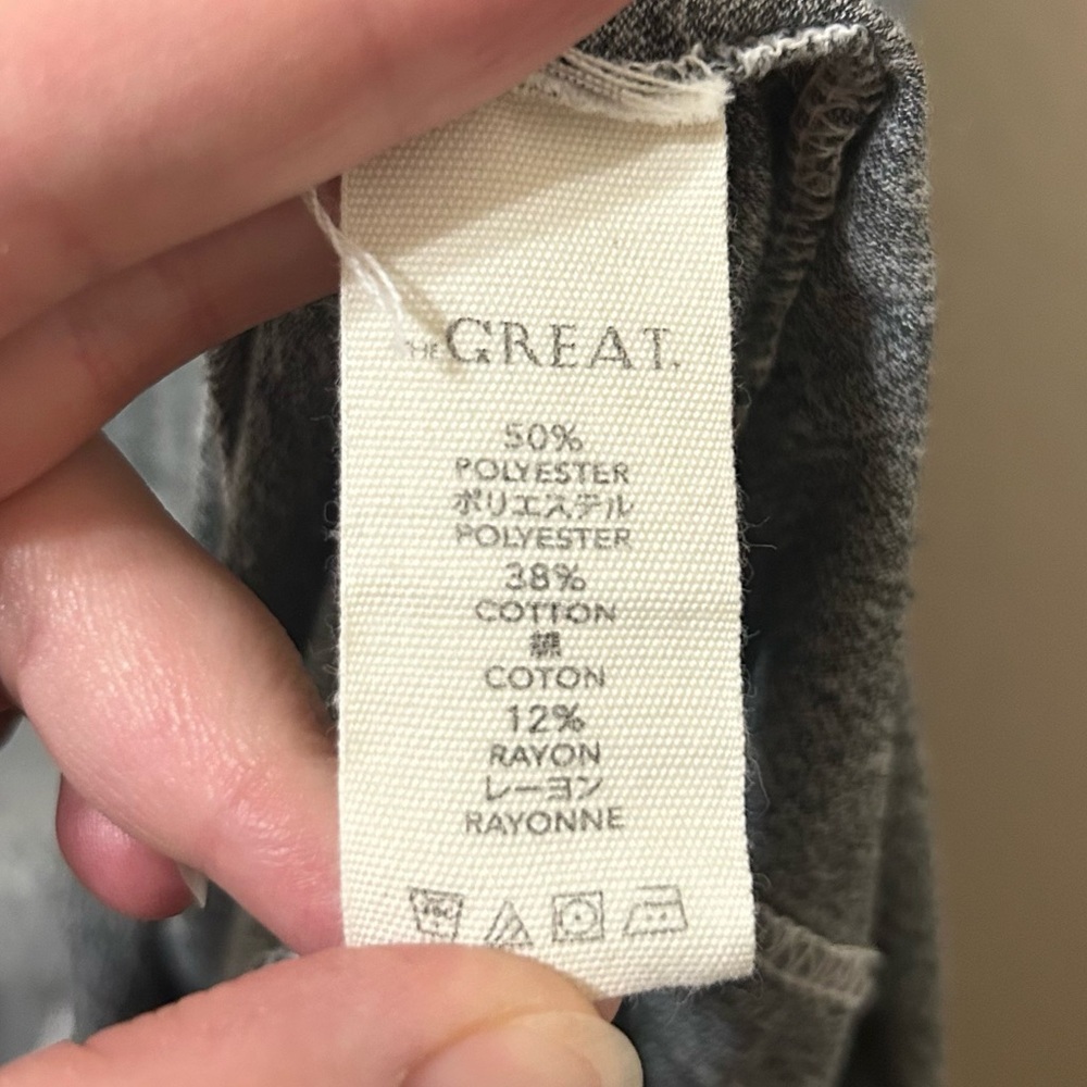 THE GREAT. Swing Tank Dress in Gray - Size 1 or Small - Picture 6 of 7